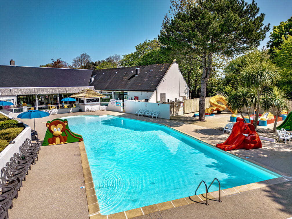 Piscine chauffée du Camping Havre de Bernières Normandie